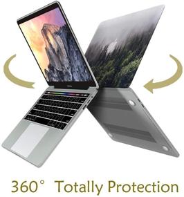 img 1 attached to Forest Laptop Case for MacBook Pro 13 inch (A2159/A1706/A1708/A1989) with Keyboard Cover & Screen Protector (Release 2016/2017/2018/2019) - Compatible and Stylish