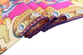 img 1 attached to 🧣 Grace Scarves: Stylish Multicolored Women's Scarves & Wraps in Popular Patterns