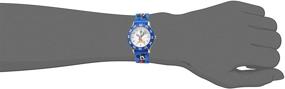 img 2 attached to ⌚🐭 Disney Kids' Mickey Mouse Stainless Steel Time Teacher Watch W000232 - Blue Nylon Band