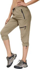 img 2 attached to Butrends Women's Hiking Cargo Pants: Quick Dry Capris with Zipper Pockets for Outdoor Adventures