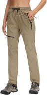 butrends women's hiking cargo pants: quick dry capris with zipper pockets for outdoor adventures логотип