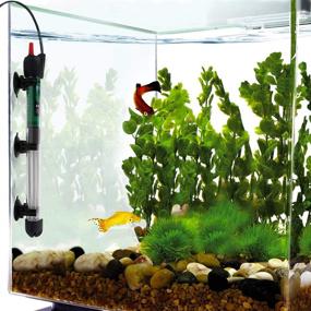 img 1 attached to 🐠 Efficient and Accurate Uniclife Aquarium Heater 200 Watt for 50 Gallon Fish Tank - Includes Submersible Thermometer!