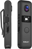 📷 boblov c18 wifi 1080p body camera: oled display, one big button, 4-hour 1080p recording clip, wearable (64gb) logo