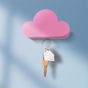 img 3 attached to 🌈✨ Pink Cloud Magnetic Key Holder: Cute Decorative Way to Keep Keys Organized on the Wall