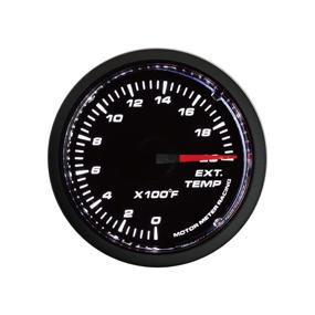 img 3 attached to 🚗 Enhance Vehicle Performance with MOTOR METER RACING Universal EGT Gauge Kit - 2000 F Pyrometer - White LED - 2-1/16" 52mm - Black Dial - Car, Truck, Automotive