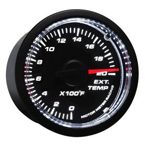 img 4 attached to 🚗 Enhance Vehicle Performance with MOTOR METER RACING Universal EGT Gauge Kit - 2000 F Pyrometer - White LED - 2-1/16" 52mm - Black Dial - Car, Truck, Automotive