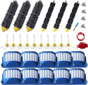 img 4 attached to 🧹 YOKYON 28pcs Accessories for iRobot Roomba 600 Series - Replenishment Parts Kit for 595 614 620 630 645 650 655 660 680 690 Vaccum Cleaner