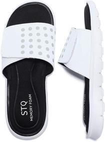 img 4 attached to STQ Women's Sandals: Unmatched Memory Relief for Women's Shoes and Athletics