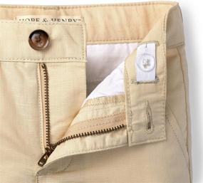 img 2 attached to 👖 Dapper Boys' Linen Pants by Hope & Henry: Superior Style and Comfort