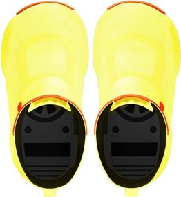 img 2 attached to LOSHTH Kids Waterproof Rain Boots Shoe Covers – Non-Slip Soles, Elastic & Foldable for Boys, Girls, Toddlers