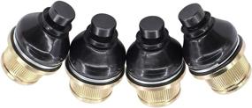 img 3 attached to 🔧 Enhance Performance: NewYall 4 Pack Upper Lower Ball Joint for Arctic Cat