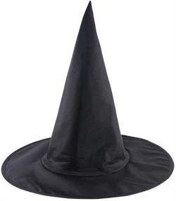 img 2 attached to 🎩 QBSM 10-Pack Black Witch Hats for Women and Kids - Halloween Costume Party Decoration Accessories and Wizard Hat