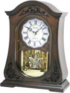 🕰️ wsm chelsea musical mantle clock by rhythm clocks - enhance your space with harmonious timekeeping logo