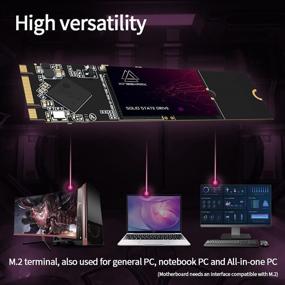 img 1 attached to 💥 Kingshark Gamer SSD M.2 2280 64GB: Внутренний твердотельный накопитель высокой производительности для настольного компьютера и ноутбука, SATA III 6Gb/s.