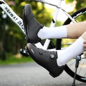 img 1 attached to 🚴 Kimpuzar Road Bike Mountain Bike Cycling Shoes for Women and Men. Compatible with SPD/SPD-SL Cleat. Ideal for Riding Shoe Indoors or Outdoors.