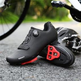 img 3 attached to 🚴 Kimpuzar Road Bike Mountain Bike Cycling Shoes for Women and Men. Compatible with SPD/SPD-SL Cleat. Ideal for Riding Shoe Indoors or Outdoors.