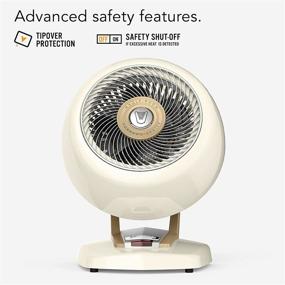 img 2 attached to 🔥 Vornado VHEAT Vintage Metal Heater: Classic Charm in Vintage White