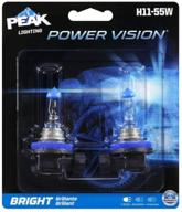 peak vision halogen headlight replacement motorcycle & powersports logo