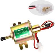 🔥 universal 12v low pressure fuel pump for gasoline carburetor - hep-02a logo