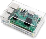 чехол loverpi для raspberry pi 3 model b+ с прямым доступом к gpio - прозрачный логотип