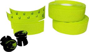 img 4 attached to 🦎 Lizard Skins DSP 2.5mm Neon Yellow Handlebar Tape - Unisex Adult, Single Pack