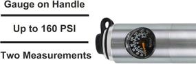 img 2 attached to 🚲 Efficient Asura FastHand Manual Bike Pump with Pressure Gauge and Frame Mount - Your Reliable Cycling Companion