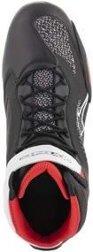 img 1 attached to 👟 Alpinestars Men's Faster-3 Rideknit Motorcycle Riding Shoe Review: Black/White/Red, 9.5