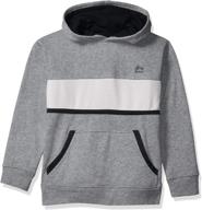 👕 boys' charcoal rbx little pullover fleece clothing - enhanced seo logo
