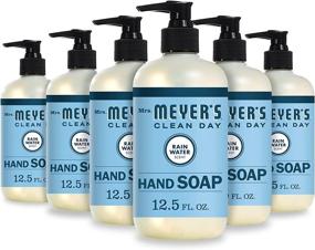 img 4 attached to 🌿 Mrs. Meyer's Clean Day Liquid Hand Soap: Cruelty-Free, Biodegradable Formula with Essential Oils - 6 Pack, Rain Water Scent, 12.5 oz