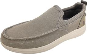 img 4 attached to RUGGED SHARK Comfort Comfort Feel Sock Fit Men's Shoes and Loafers & Slip-Ons