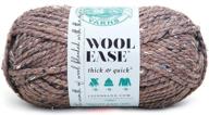 🧶 640-124j lion brand wool-ease thick & quick yarn, 97 meters in barley shade logo