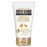 👣 gold bond ultimate softening foot cream: shea butter for smooth, soft feet | 4 oz. logo