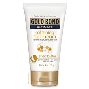 img 4 attached to 👣 Gold Bond Ultimate Softening Foot Cream: Shea Butter for Smooth, Soft Feet | 4 oz.