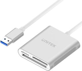 img 4 attached to 💻 Unitek USB 3.0 Memory Card Reader Writer - Адаптер CF/SD/TF Micro SD/SDHC/Memory Stick - Windows/Mac - Алюминий.