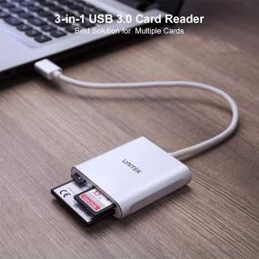 img 3 attached to 💻 Unitek USB 3.0 Memory Card Reader Writer - Адаптер CF/SD/TF Micro SD/SDHC/Memory Stick - Windows/Mac - Алюминий.