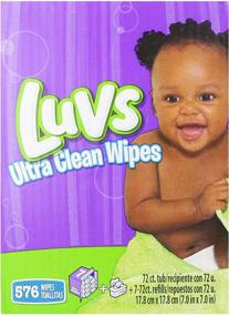 img 1 attached to 🧼 Luvs Ultra Clean Wipes 8x Tub + Refills 576 Count: The Ultimate Hygiene Solution