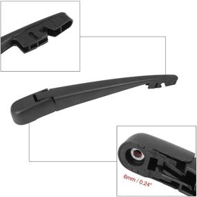 img 1 attached to AUTOHAUX Windshield Wiper Blade 305Mm Replacement Parts