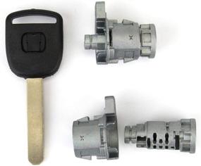 img 1 attached to Recode and Rekey L/R Door Lock Cylinder to Match Your Honda 1998-2002 Accord, 2001-2005 Civic, 1999-2004 Odyssey, 2000-2009 S2000 Key (72185-S9A-013)