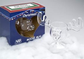 img 1 attached to 🦌 Christmas Eggnog Moose Mug - 8 oz Acrylic - Safer Alternative to Glass