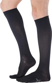 img 1 attached to High-quality Men's Compression Socks with 20-30 mmHg Circulating Dress Support - Proudly Made in the USA