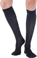 high-quality men's compression socks with 20-30 mmhg circulating dress support - proudly made in the usa логотип