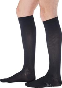 img 2 attached to High-quality Men's Compression Socks with 20-30 mmHg Circulating Dress Support - Proudly Made in the USA