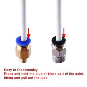 img 1 attached to SIQUK Fittings PC4 M10 Connector Filament 3D Printing Products