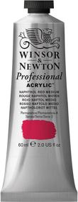 img 4 attached to Профессиональная акриловая краска Winsor Newton Naphthol для живописи, рисования и художественных принадлежностей.