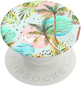 img 4 attached to Улучшите свое устройство с PopSockets: Waikiki Daze PopGrip - Заменяемый топ для телефонов и планшетов.