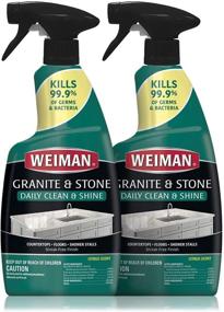 img 4 attached to 🧼 Weiman Disinfectant Granite Daily Clean &amp; Shine - (2 Pack) Safely Disinfect and Enhance Granite, Marble, Quartz, and More!