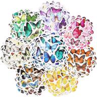 knaid butterfly stickers set pieces logo