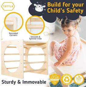 img 2 attached to 🧗 Tottlr Indoor Climbing Cube - CPSIA Certified Safe - Great Alternative to Climbing Triangle - Wooden Toy - (Cube Only) - Enhanced for SEO