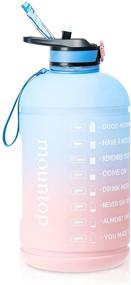 img 4 attached to 💧 Stay Hydrated with Mountop 1 Gallon Water Bottle: Time Marker, Leak-proof & BPA-free - Ideal for Fitness, Gym, Outdoor Activities