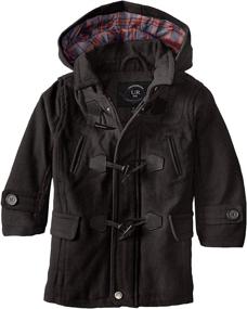 img 2 attached to Stay Warm and Stylish with 🧥 Urban Republic Little Boys' Classic Hooded Toggle Coat